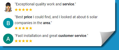 Las Vegas Solar Reviews on Google Snippet